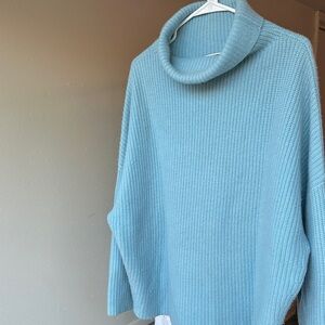 J. Crew Light Blue Cashmere Sweater